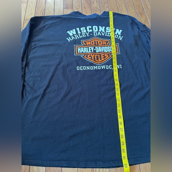 Harley-Davidson men's t-shirt Wisconsin Harley Davidson Oconomowoc Size 5X - Picture 4 of 6